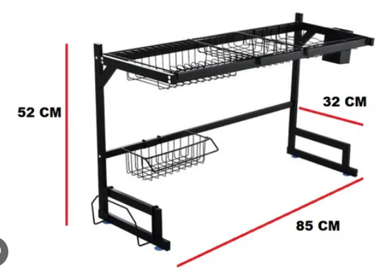 ESCURRIDOR DE PLATOS 80CM