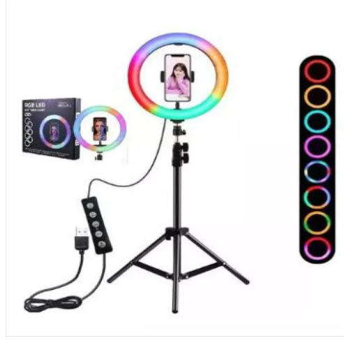 ARO DE LUZ RGB LED 36CM