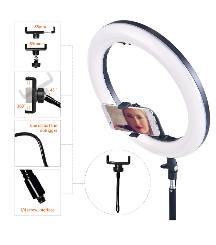 ARO DE LUZ RGB LED 36CM