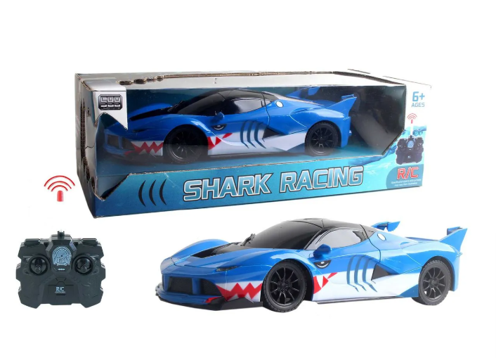 JUGUETES CARRO CONTROL REMOTO TIBURON