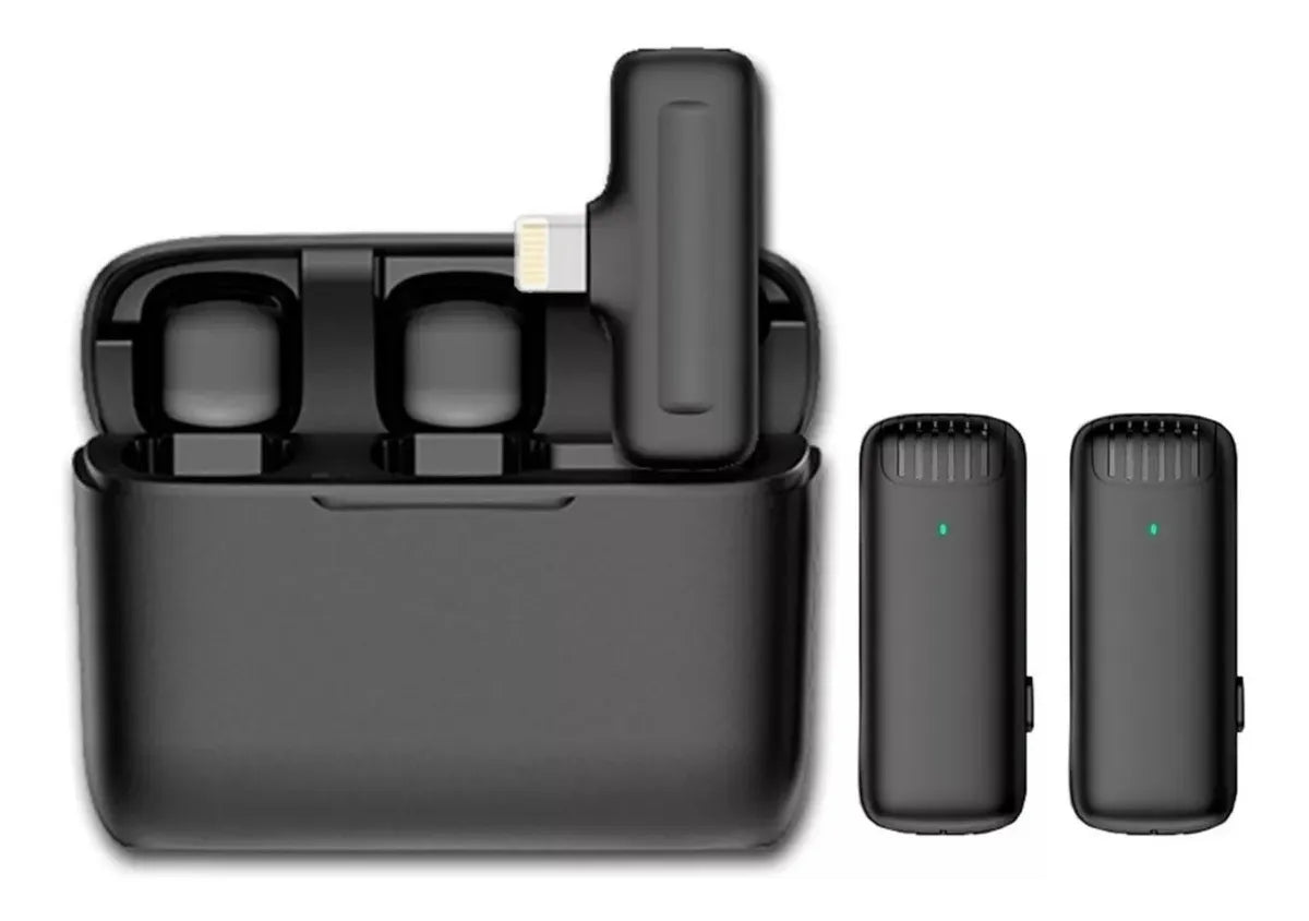 MICROFONO INALAMBRICO 2 EN 1 CON SOLAPA Y ESTUCHE