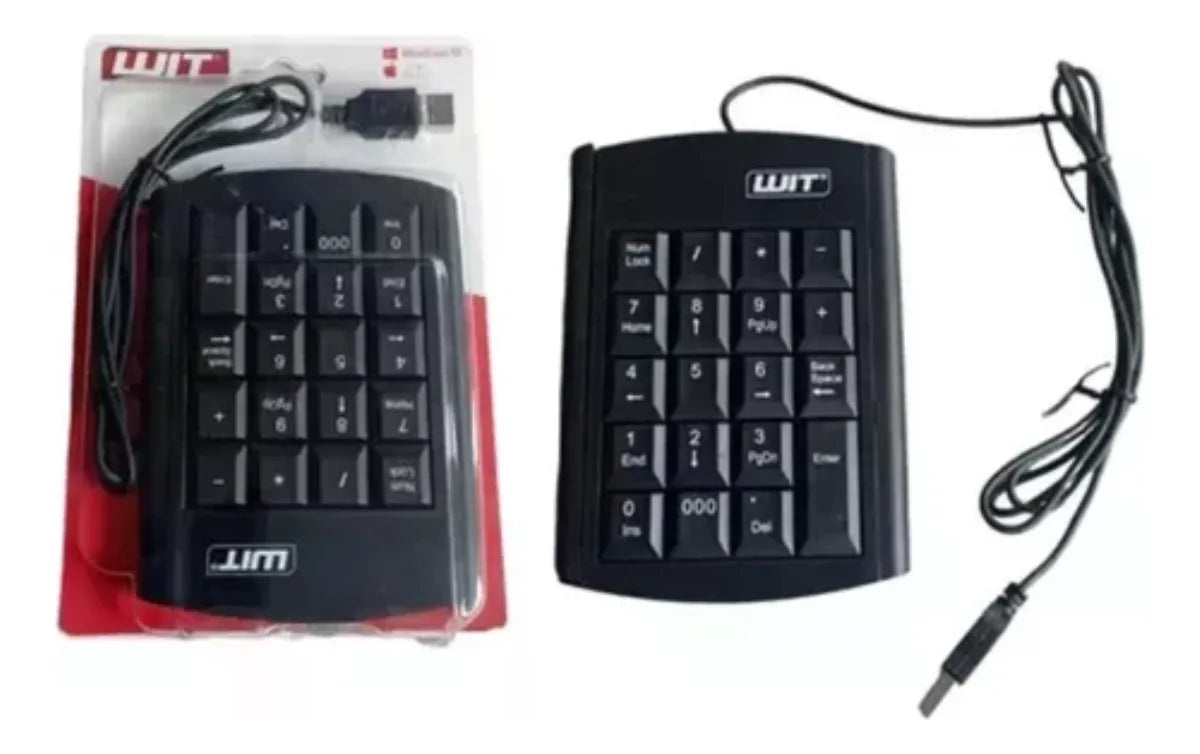 TECLADO NUMERICO o USB WIT TU-500N