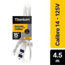 EXTENSION DUPLEX 4.5 MTS TITANIUM # 15