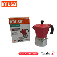 CAFETERA ITALIANA IMUSA 3 TZ ROJA