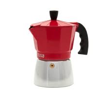 CAFETERA ITALIANA IMUSA 3 TZ ROJA