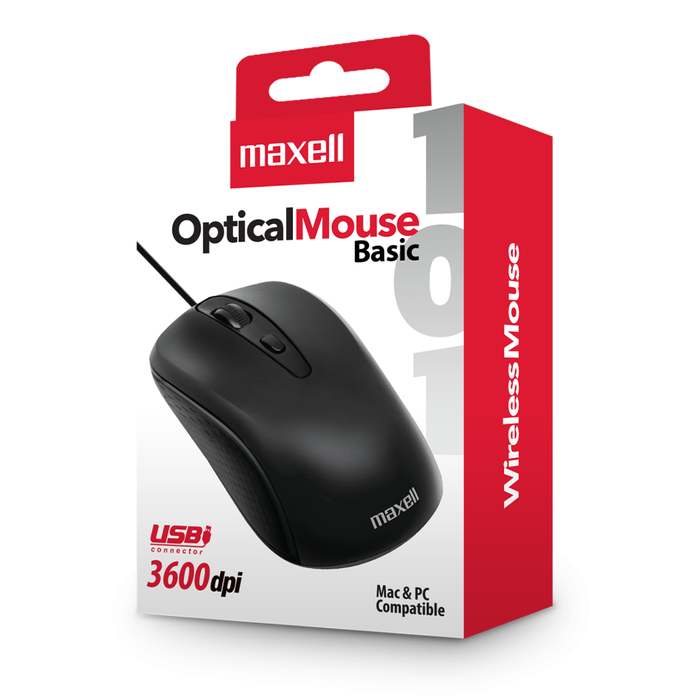 MOUSE OPTICAL MAXELL USB OWR-101