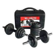 KIT DE PESAS DE 20KL NEGRAS