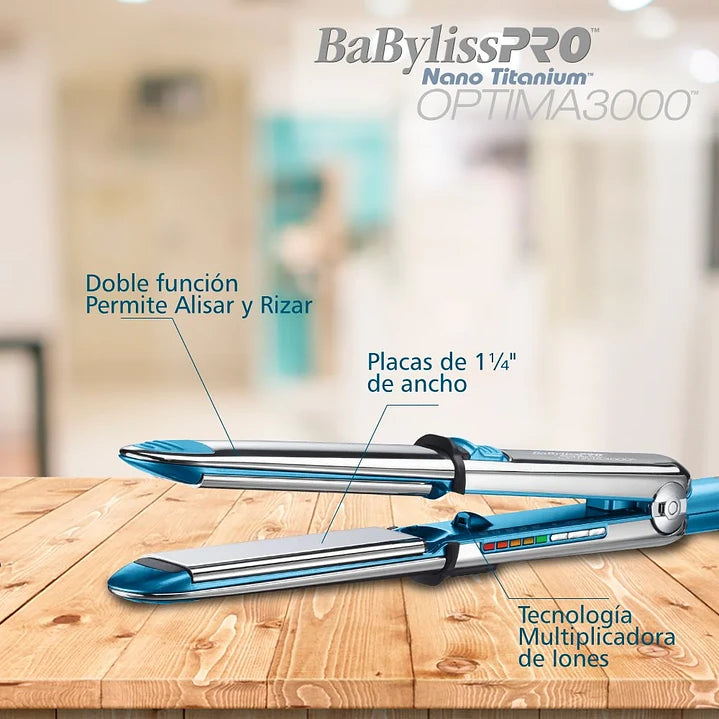 PLANCHA BABYLISS PRONANOTITANIUM OPTIMA 3000