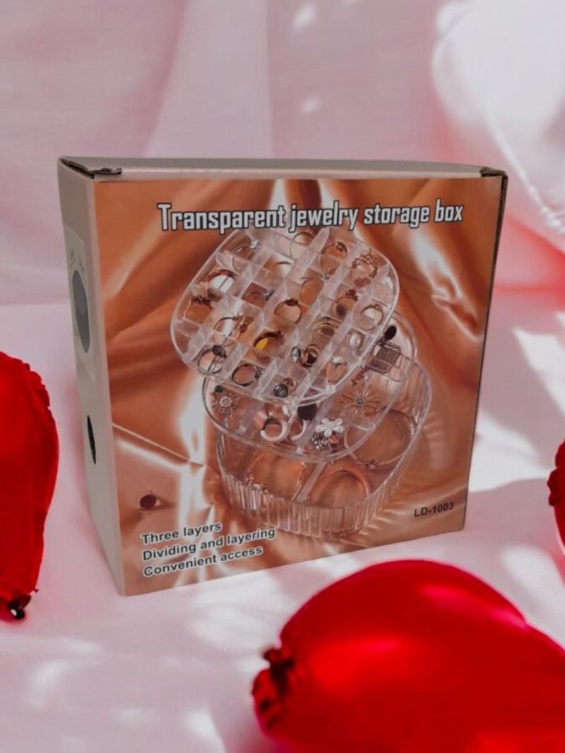 JOYERO ACRILICO- ORGANIZADOR DE JOYAS TRES NIVELES