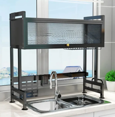 ESCURRIDOR PLATERO CON TAPA 65 CM