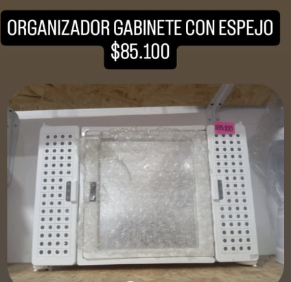 GABINETE DE BAÑO CON ESPEJO