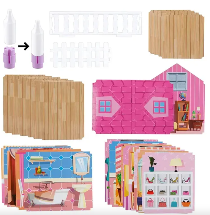 CASA DE MUÑECAS GRANDE 162 PIEZAS