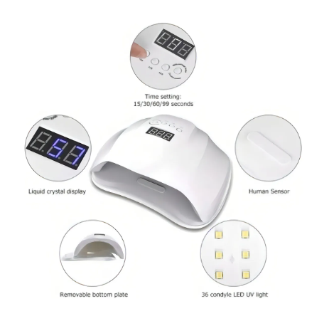 LAMPARA UÑAS 72W UFO