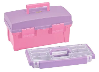 CAJA VANITY RIMAX 16" ROSADA