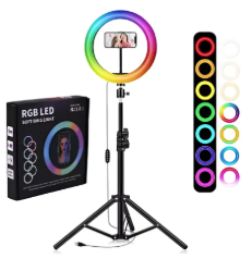 ARO DE LUZ RGB LED 36CM