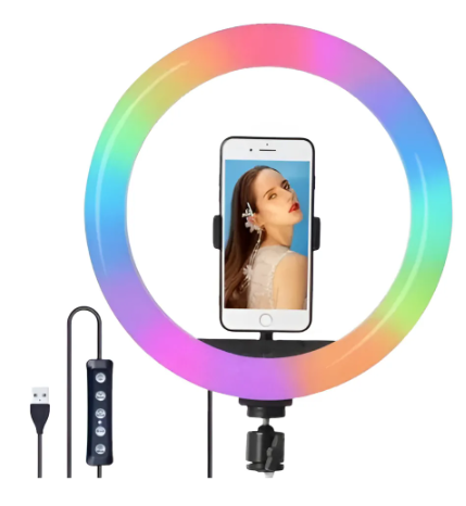 ARO DE LUZ RGB LED 36CM