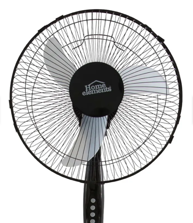 VENTILADOR PEDESTAL NEGRO 16P CJAX1 HECRSF-16BIN