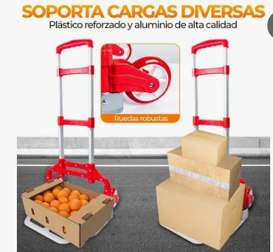 CARRETILLA ZORRA CARRO PLAGABLE MULTIFUNCIONES 80KL+PULPO