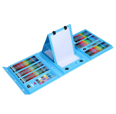 JUGUETES SET DE ARTE DE 208 PIEZAS COLOR AZUL