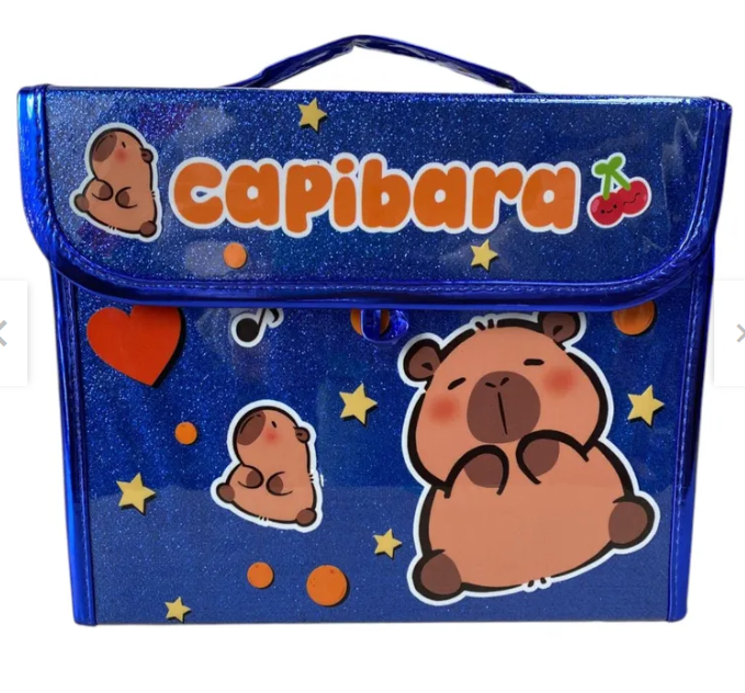 JUGUETES SET KIT MALETIN CAPIBARA DE 123 PIEZAS