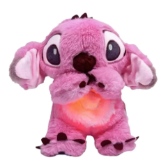 JUGUETES PELUCHE STITCH RESPIRA ROSADO