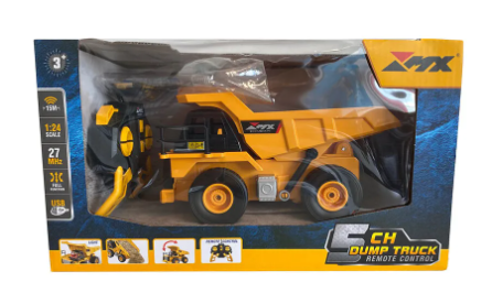 JUGUETES MAQUINA DE PESO VOLQUETA CONTROL REMOTO