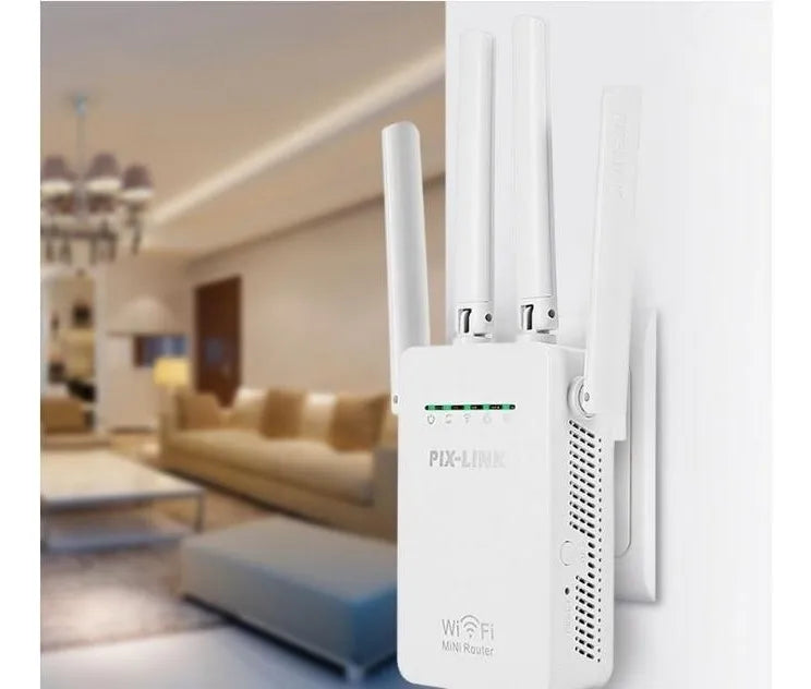 REPETIDOR WIFI 4 ANTENAS PIX LINK