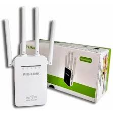 REPETIDOR WIFI 4 ANTENAS PIX LINK